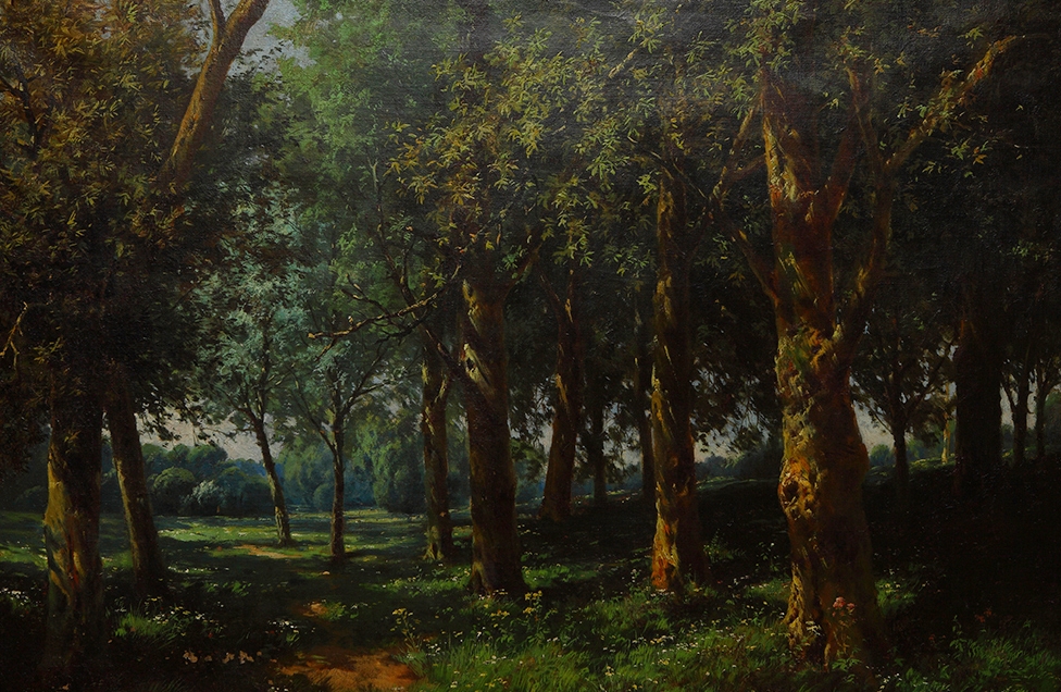 Landscape, 71.5x91 cm, oil on canvas, Hatice Abra Collection